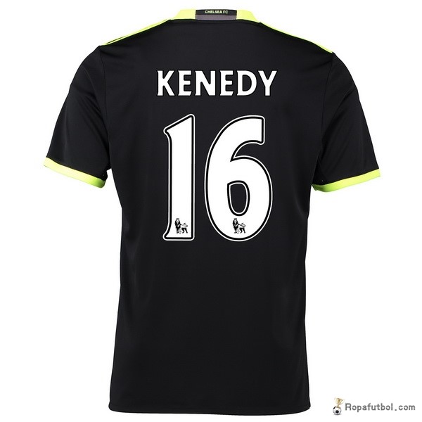 Camiseta Chelsea Replica Segunda Ropa Kenedy 2016/17 Negro